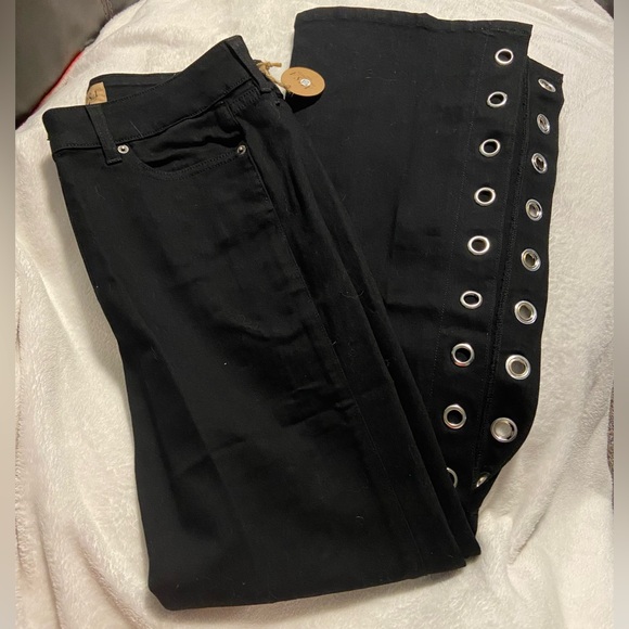 MISA Los Angeles Super Star Slit Jeans - Picture 3 of 9